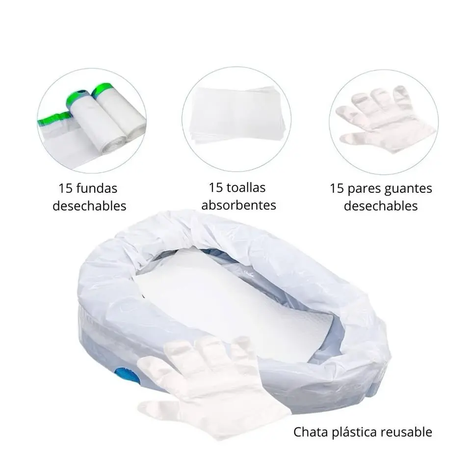 Kit de Chata Urinaria Antiderrame + Apósitos absorbentes